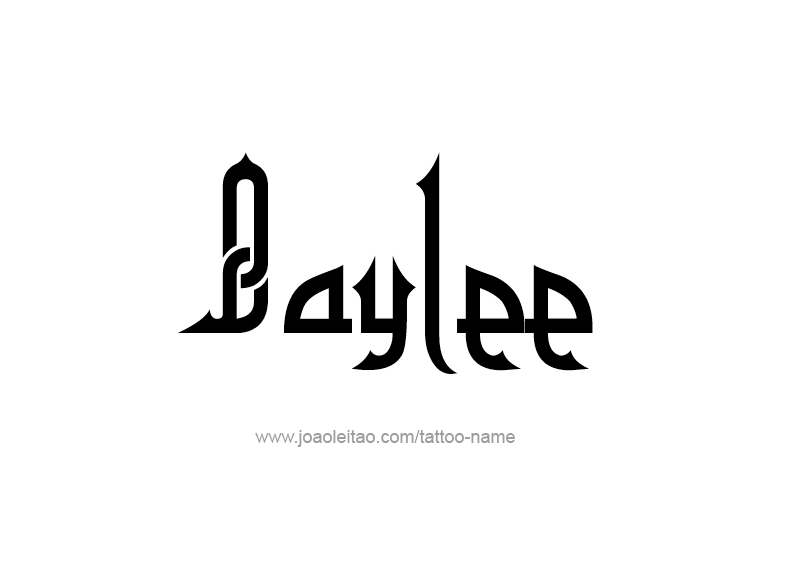 Tattoo Design Name Baylee 