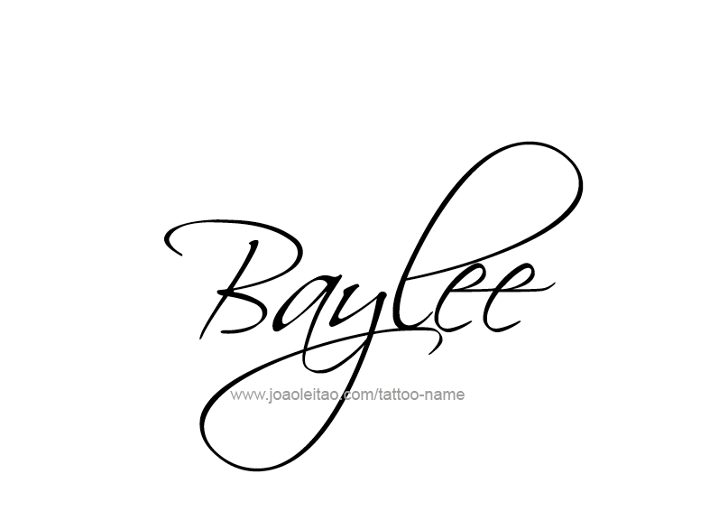 Tattoo Design Name Baylee 