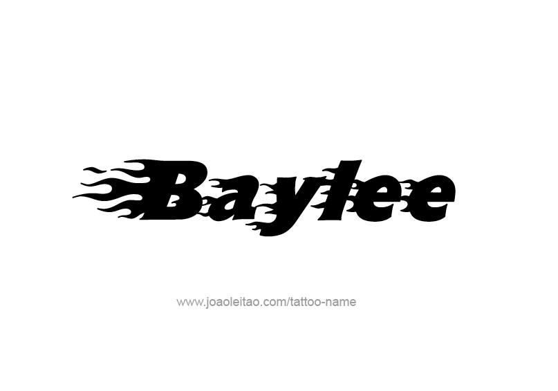 Tattoo Design Name Baylee 