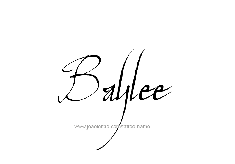 Tattoo Design Name Baylee 