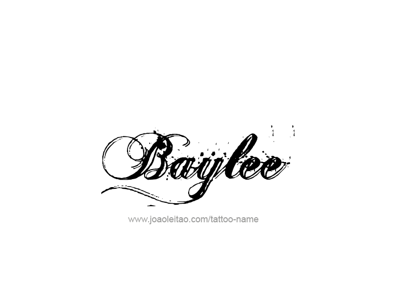 Tattoo Design Name Baylee 