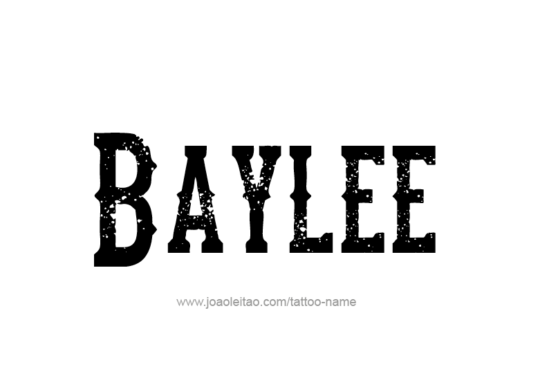 Tattoo Design Name Baylee 