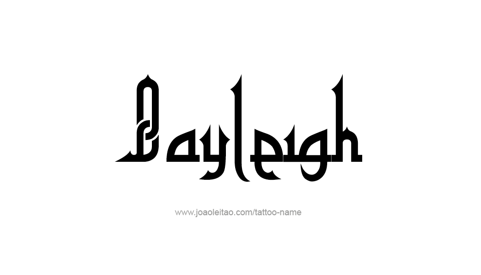 Tattoo Design Name Bayleigh 