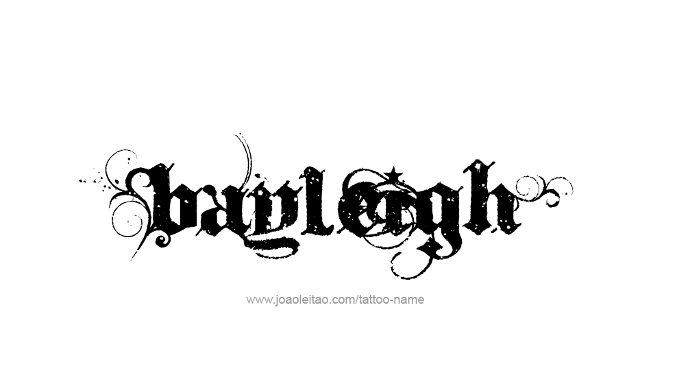 Tattoo Design Name Bayleigh 