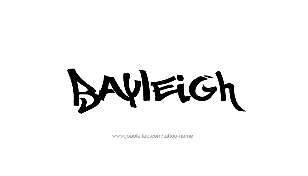 Tattoo Design Name Bayleigh 