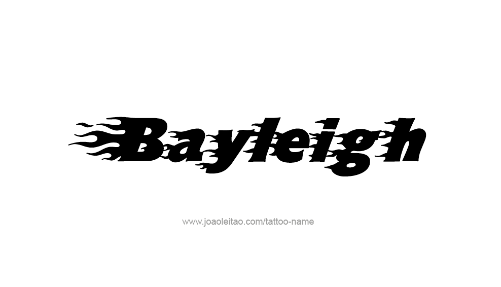 Tattoo Design Name Bayleigh 