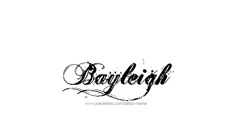 Tattoo Design Name Bayleigh 