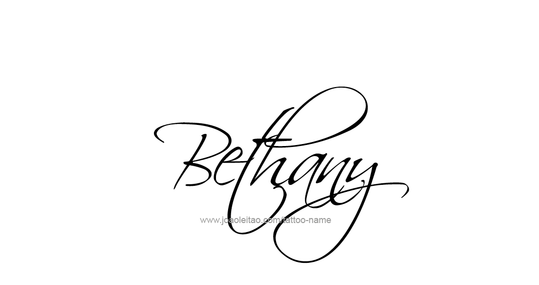 Tattoo Design Name Bethany 