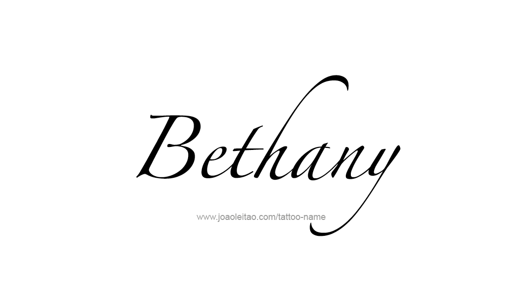 Tattoo Design Name Bethany 