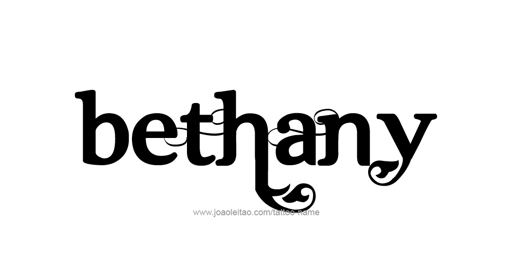 Tattoo Design Name Bethany 