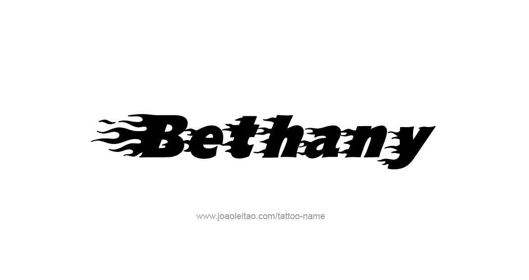 Tattoo Design Name Bethany 