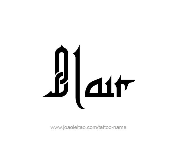 Tattoo Design Name Blair 