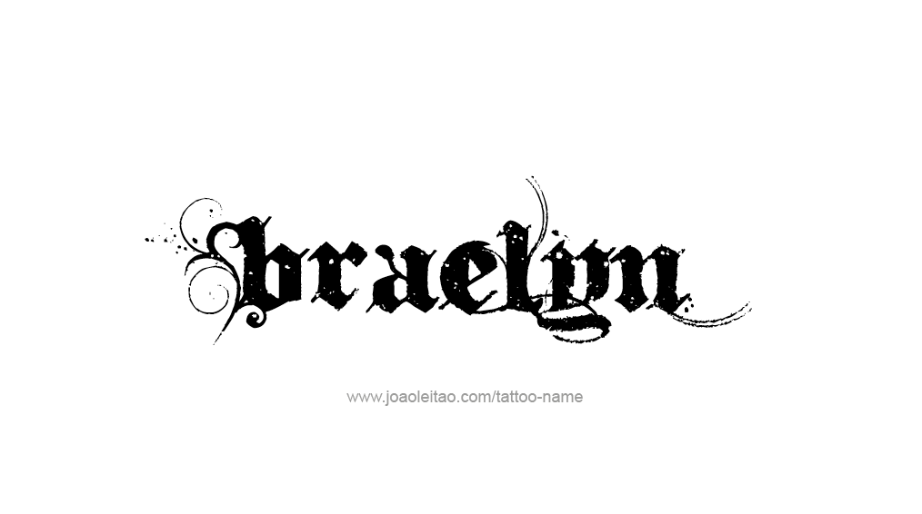 Tattoo Design Name Braelyn 