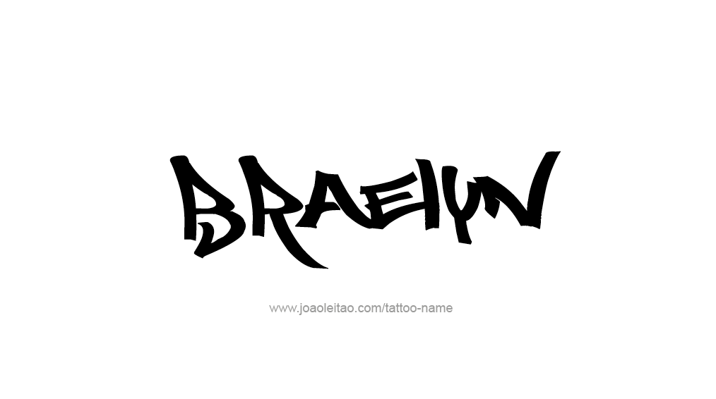 Tattoo Design Name Braelyn 