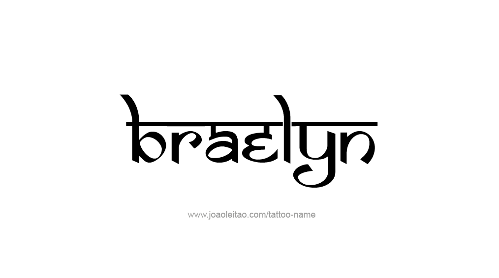 Tattoo Design Name Braelyn 