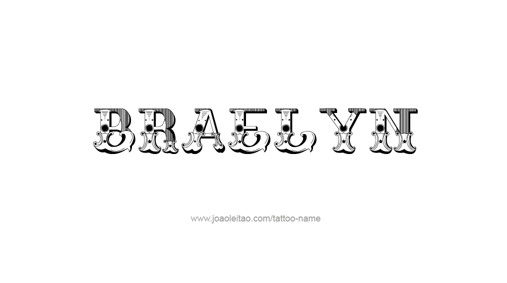 Tattoo Design Name Braelyn 