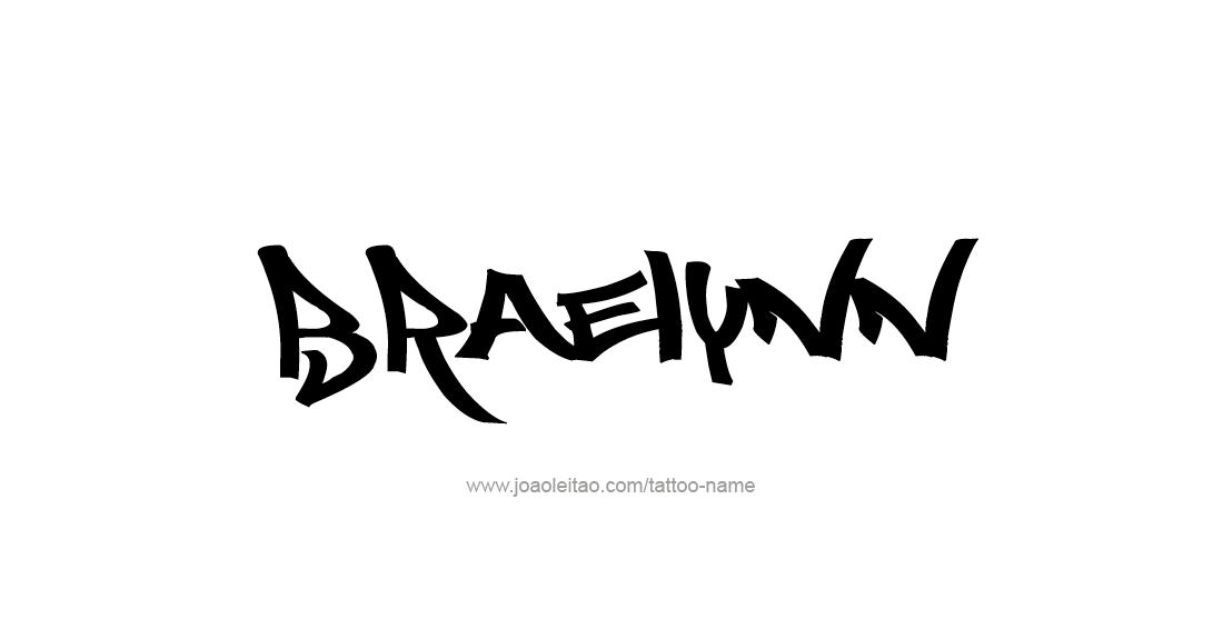 Tattoo Design Name Braelynn 