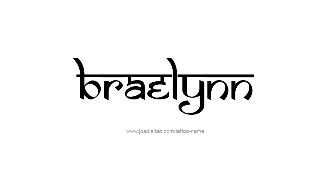 Tattoo Design Name Braelynn 