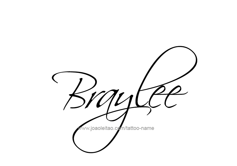 Tattoo Design Name Braylee 