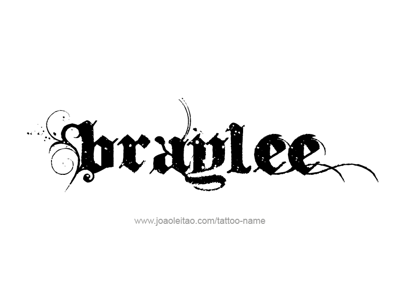 Tattoo Design Name Braylee 