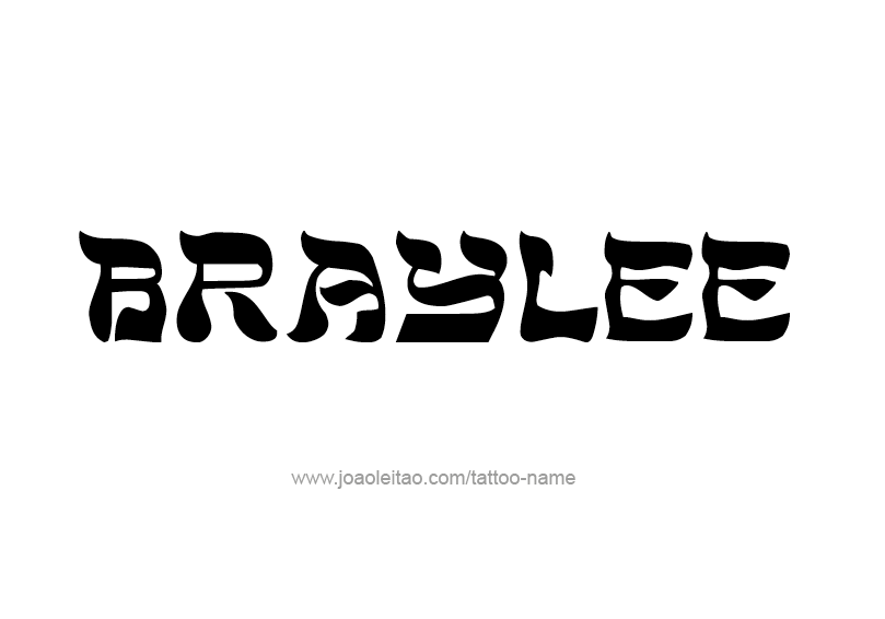 Tattoo Design Name Braylee 