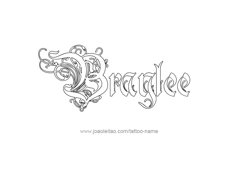 Tattoo Design Name Braylee 