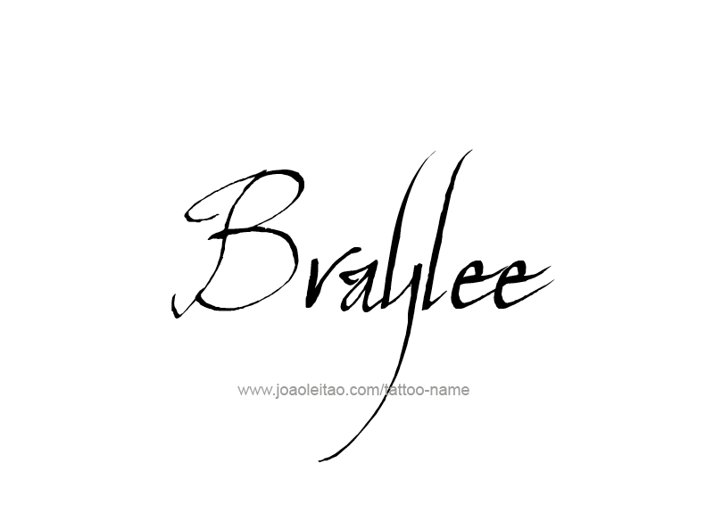Tattoo Design Name Braylee 
