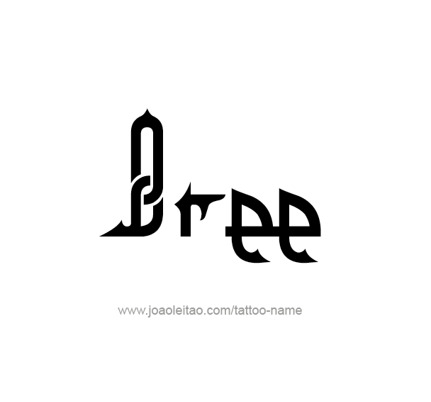 Tattoo Design Name Bree 