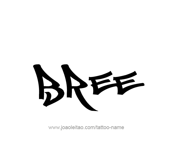 Tattoo Design Name Bree 