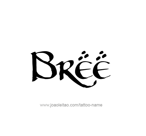 Tattoo Design Name Bree 