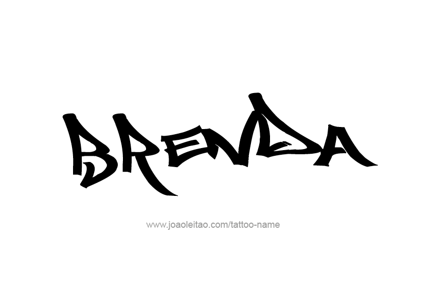 Tattoo Design Name Brenda 