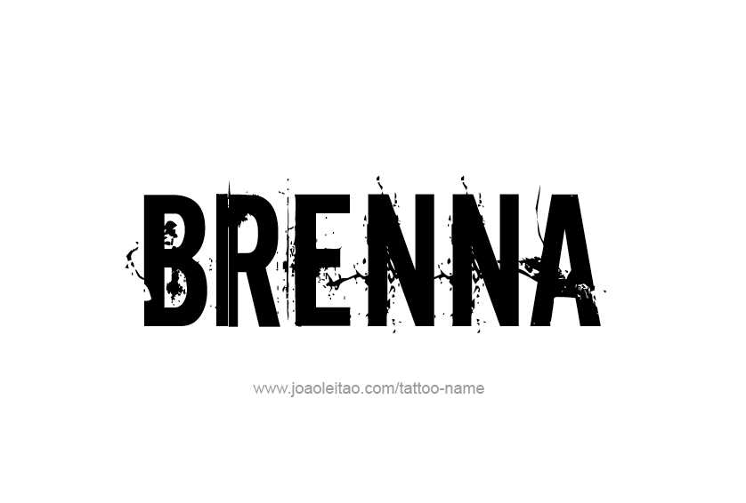 Tattoo Design Name Brenna 