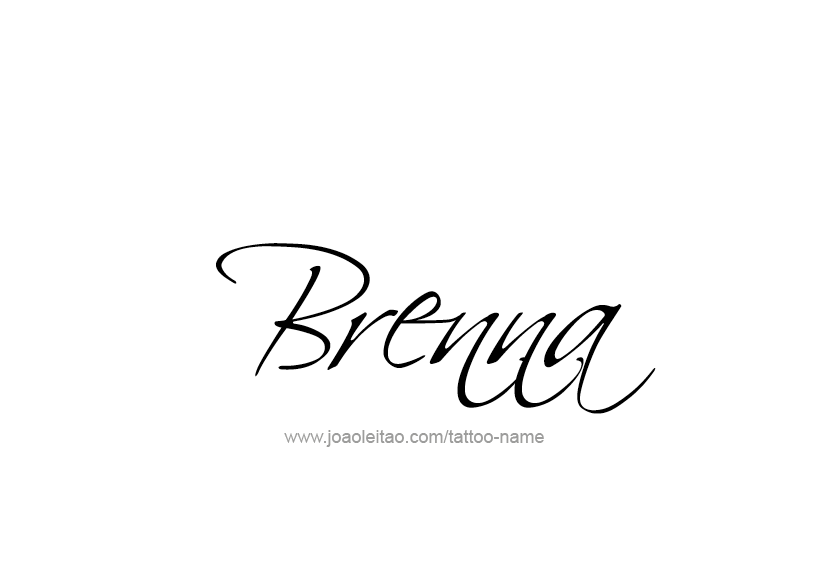 Tattoo Design Name Brenna 