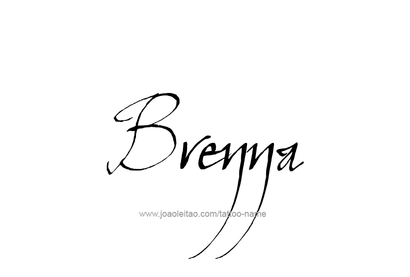 Tattoo Design Name Brenna 