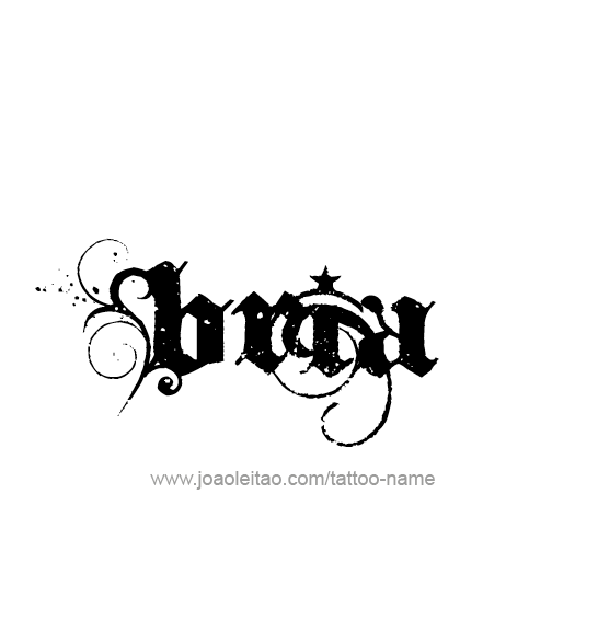 Tattoo Design Name Bria 