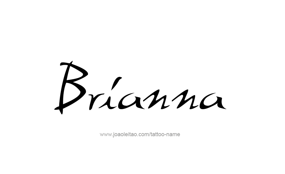 Tattoo Design Name Brianna 