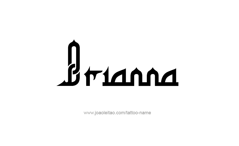 Tattoo Design Name Brianna 