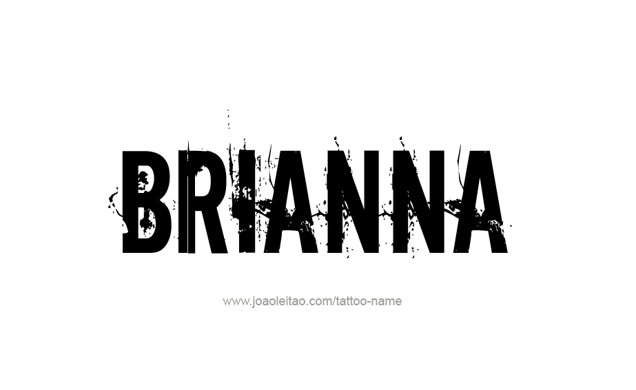 Tattoo Design Name Brianna 