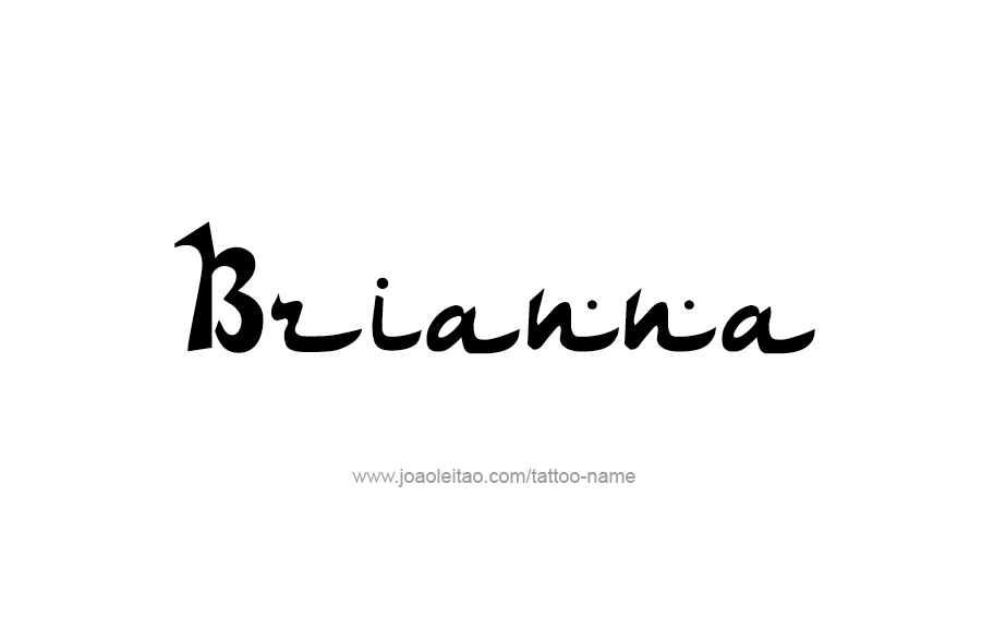 Tattoo Design Name Brianna 