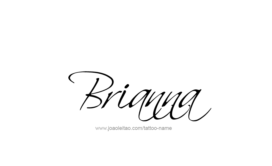 Tattoo Design Name Brianna 