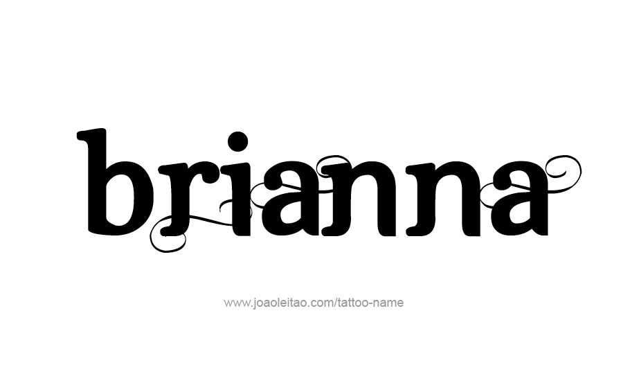 Tattoo Design Name Brianna 