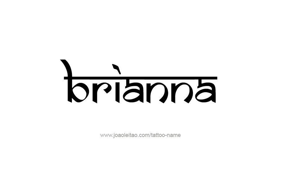 Tattoo Design Name Brianna 