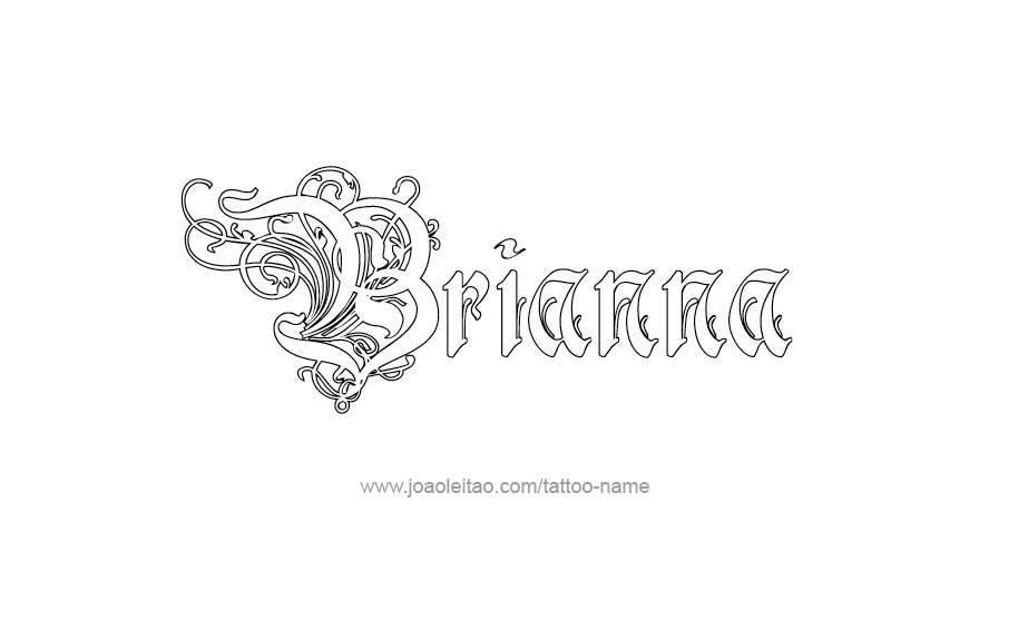 Tattoo Design Name Brianna 