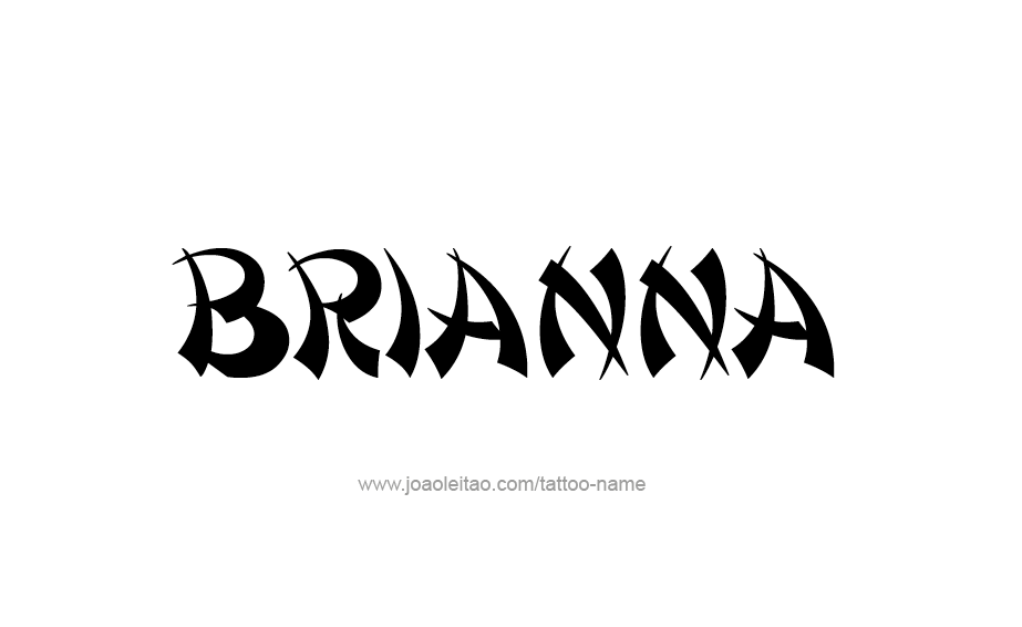 Tattoo Design Name Brianna 