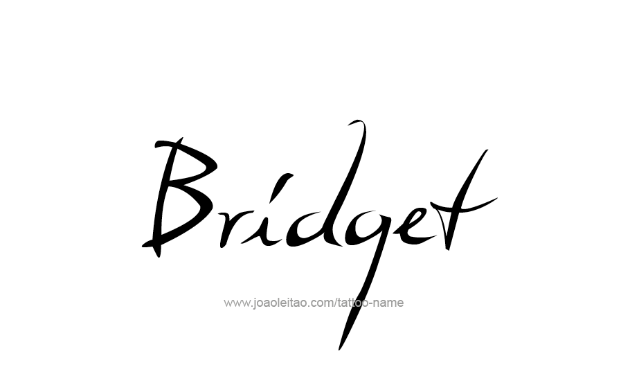 Tattoo Design Name Bridget 