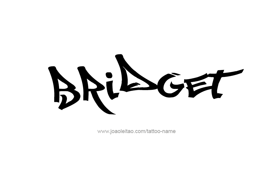 Tattoo Design Name Bridget 