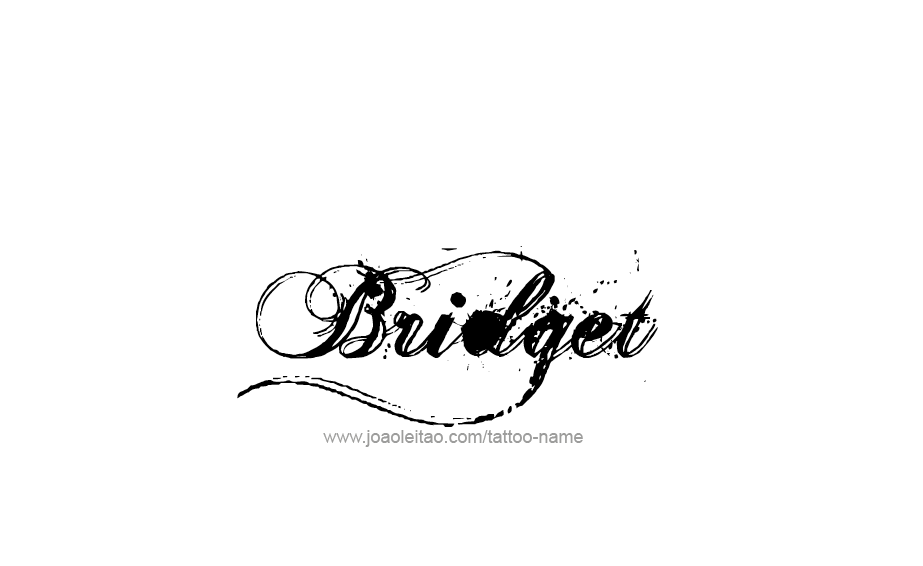 Tattoo Design Name Bridget 
