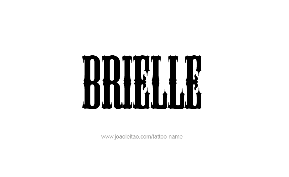 Tattoo Design Name Brielle 