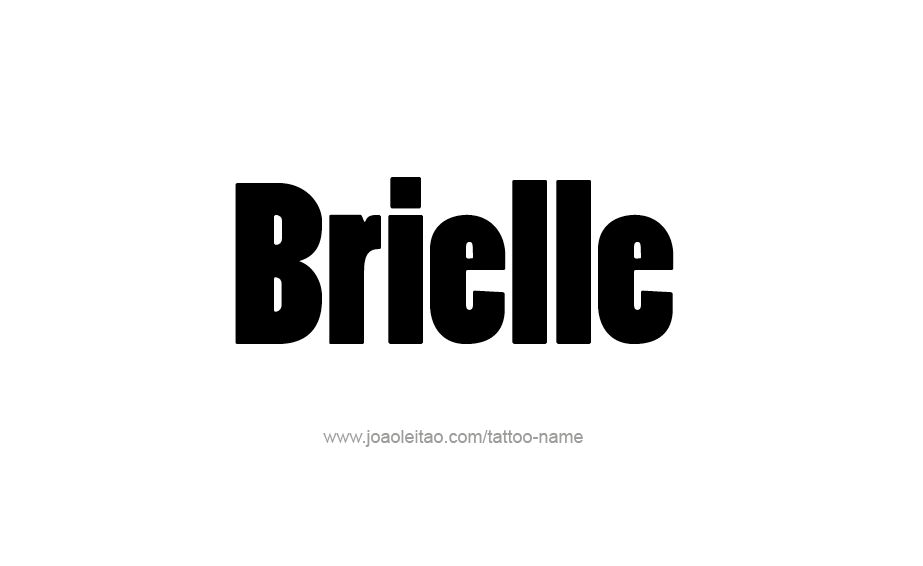 Tattoo Design Name Brielle 