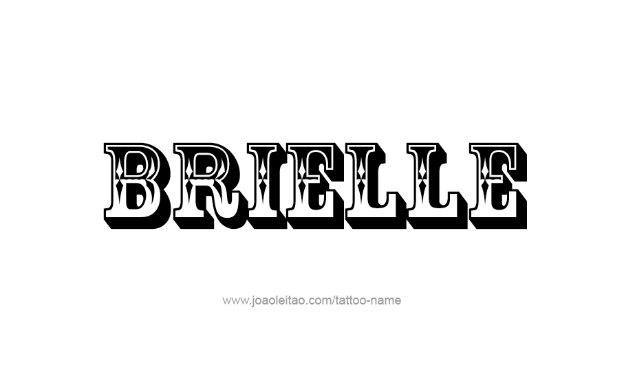 Tattoo Design Name Brielle 